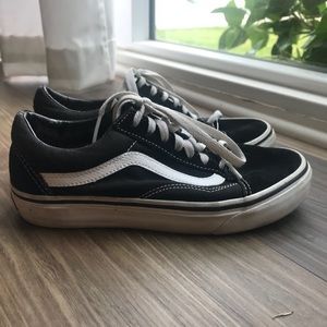 Black old skool vans